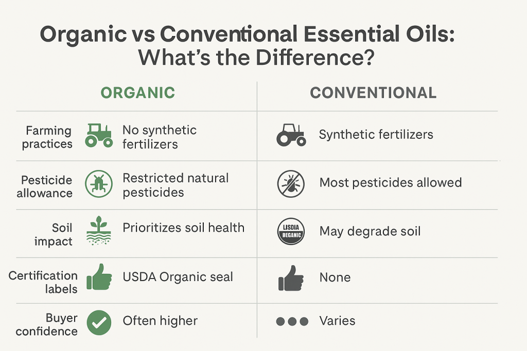 organic essential oils