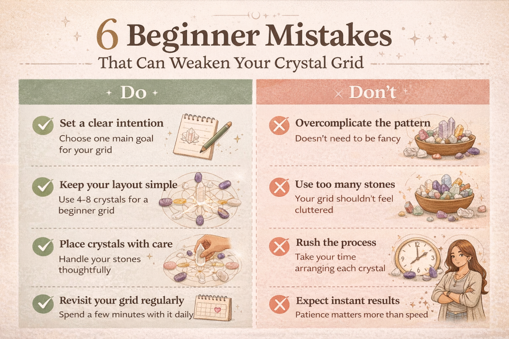 Crystal Grid Layouts For Beginners