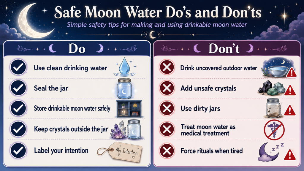 Moon Water Benefits