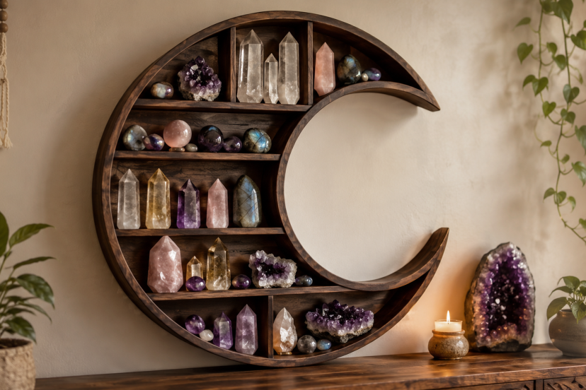 Crystal Display Shelves