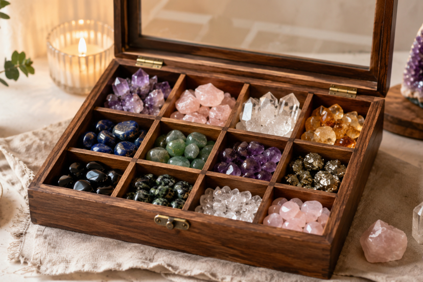Crystal Storage Boxes