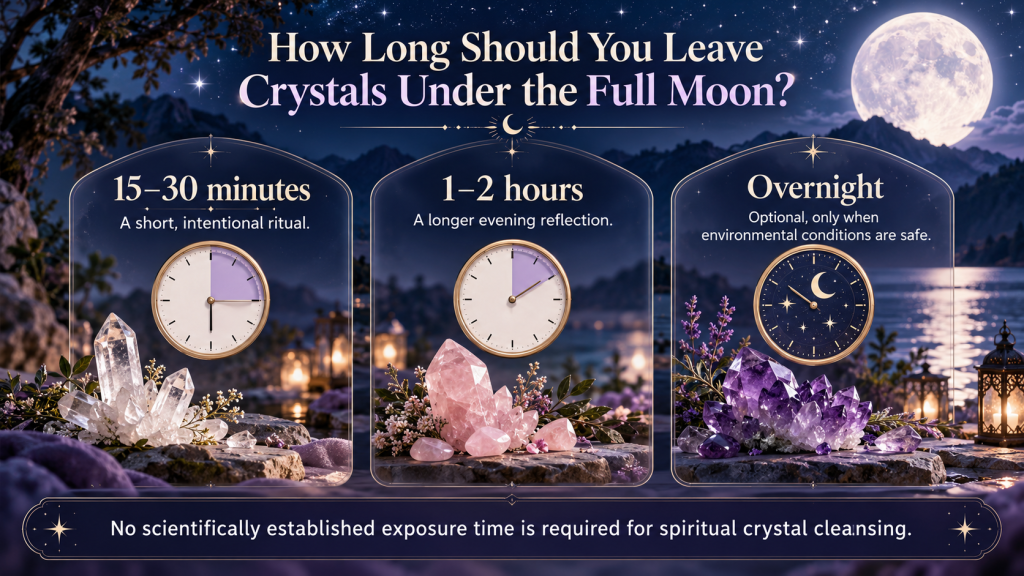 Cleanse Crystals On A Full Moon